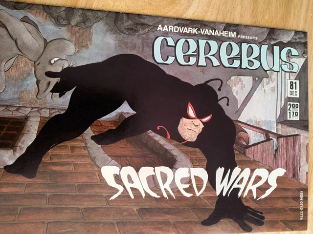 CEREBUS # 81 used DAVE SIM AARDVARK-VANAHEIM 1985 1ST SPIDER-ROACH