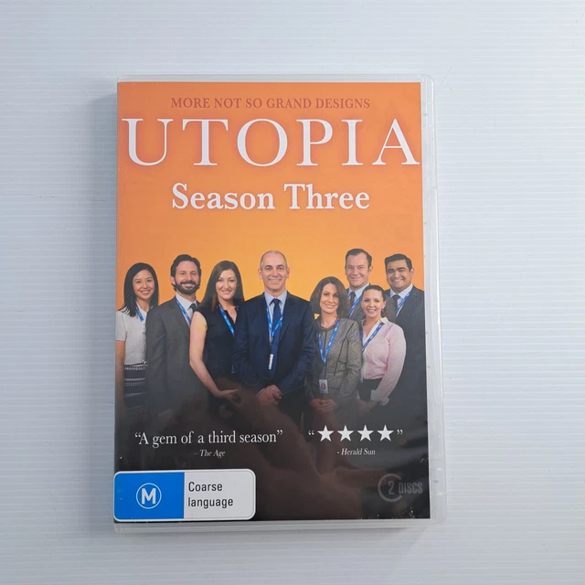 UTOPIA SEASON DVD Comedy TV Series Rob Sitch Region LLM2