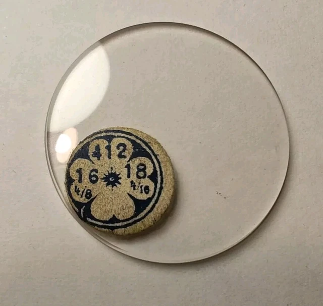 Verre De Montre De Gousset / Poche - Diamètre 46.5 Mm - Neuf Sans étiquette - Compatible Divers Modèles