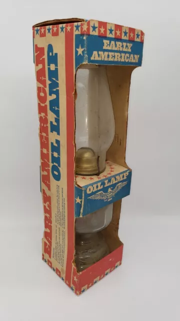 Vintage Twi-Light Oil Refining Co Oil Lamp Early American New In Box 300-1 NOS 3