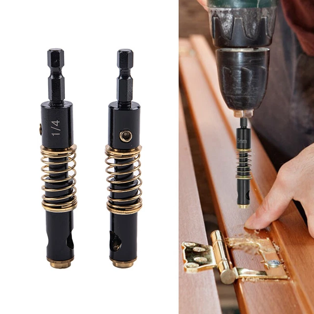 Self Centering Woodworking Tool Hinge Tapper Hole Puncher Drills Twist Drill 'm'