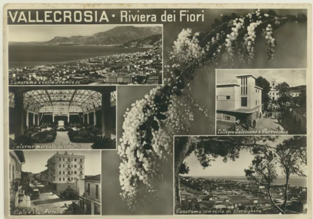 Vallecrosia -Riviera Dei Fiori -Imperia -Vedutine  -Cartolina