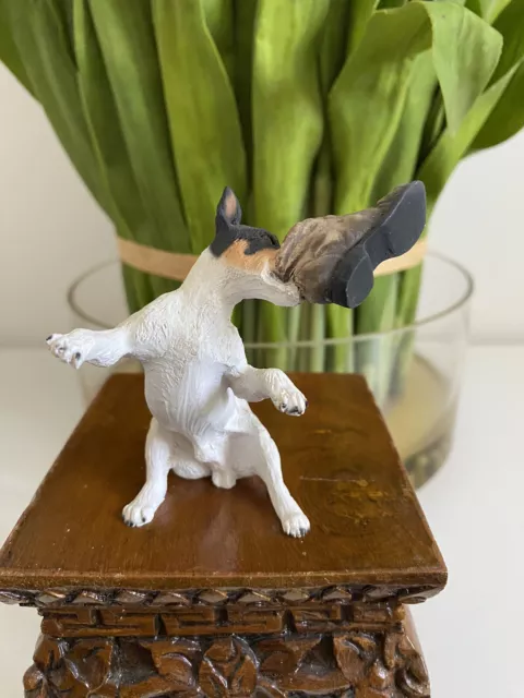 Vintage North Light Jack Russell With Boot Godfrey 1984