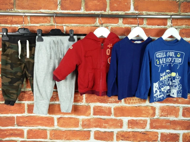 BABY BOY BUNDLE AGE 12-18 MONTHS GAP JOHN LEWIS etc JACKET JOGGERS TOP SET 86CM