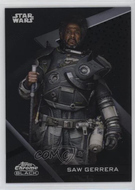 2022 Topps Chrome Black Star Wars Rogue One Saw Gerrera #70 0t6o