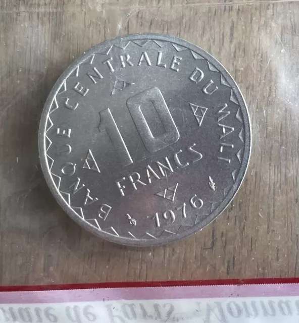 Essai 10 Francs Mali - 1976 - Banque Centrale du Mali