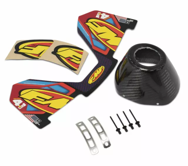 FMF Factory 4.1 Carbon Fiber RCT Replacement Silencer End Cap Kit - 040643