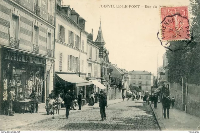 S11784 cpa 94 Joinville le Pont - Rue du Pont