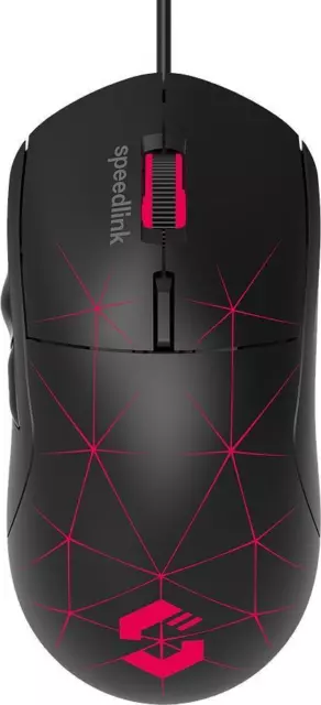 SPEEDLINK CORAX Gaming Mouse Maus RGB 3200dpi USB-A Schwarz