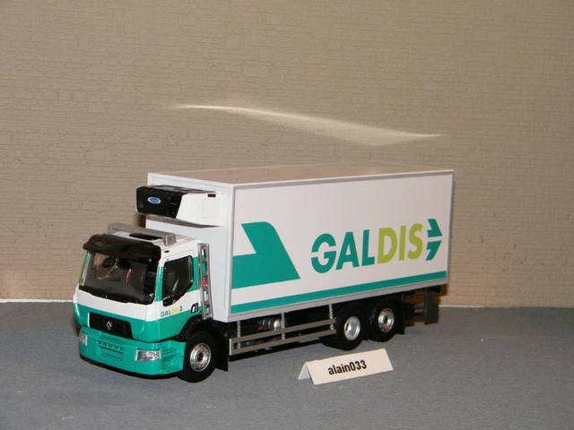 Eligor 1/43 - Camion Porteur Renault D26 électrique 6x2 - Groupe Logipro - Blanc