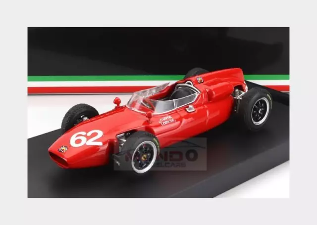 1:43 BRUMM Cooper F1 T53 Maserati #62 Italy Gp 1961 L.Bandini Red R527 Model