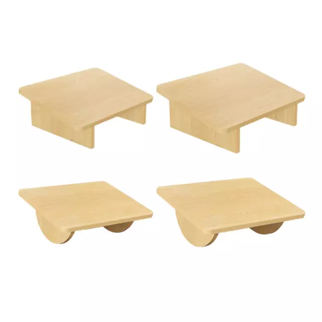 Fußstütze aus Holz für den Schreibtisch, Fußstütze, vielseitiges breites