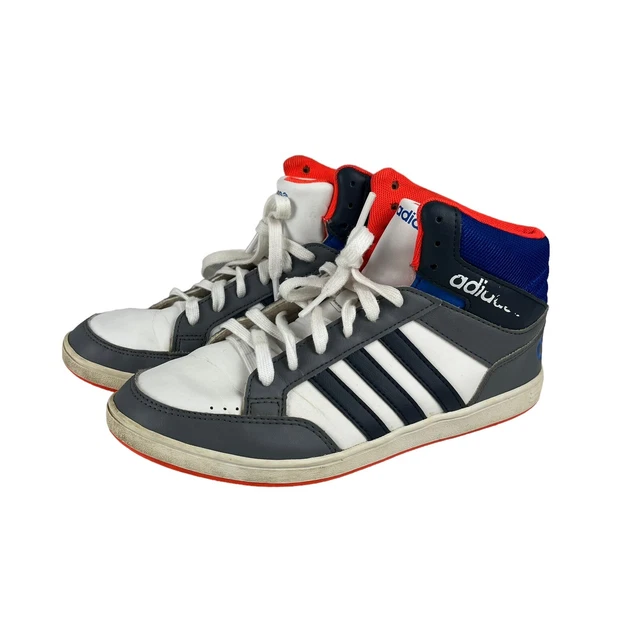 Adidas neo azul y naranja top
