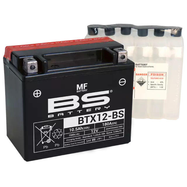 BS BATTERY Bateria BTX12-BS