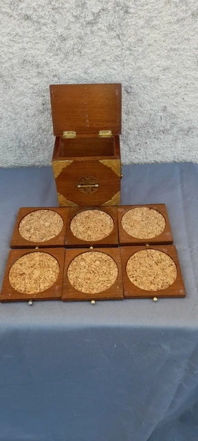 COULER DESSOUS VERRE En Liège Support Rangement Pour Sous-verres Décoratifs EUR 17,39 - FR