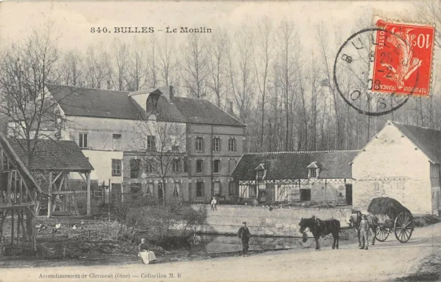 Cpa 60 Bulles Le Moulin