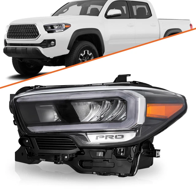 Auheadmotor LED DRL Headlight Assembly – Left Driver Side For 2020-2022 Toyota Tacoma
