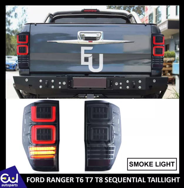 Led Tail Assembly Lights Lamp For Ford Ranger T6 T7 T8 Sequential Signal Set 11+