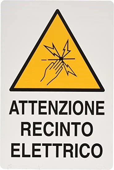 GLOBAL CARTELLO SEGNALETICO - ATTENZIONE ENTRATA/USCITA MEZZI - Adesivo Extra Resistente, Pannello in Forex, Pannello In Alluminio (30x42 cm, Plastica