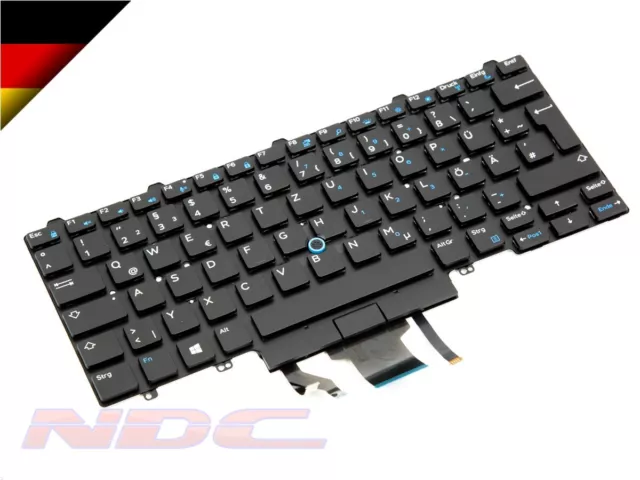 Dell Latitude E5450/5490/E7450/7490 Dual-Point DEUTSCHE Tastatur mit Hintergrundbeleuchtung - 09FFCM