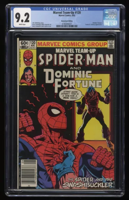 Marvel Team-up #120 CGC NM- 9.2 White Pages Newsstand Variant Marvel 1982