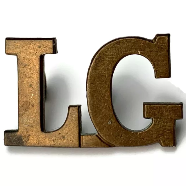 Original Life Guards Regiment (LG) Shoulder Title Badge