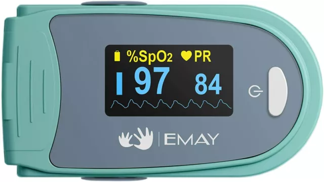 EMAY Sleep Oxygen Monitor - Bluetooth Pulse Oximeter with 40hrs Memories