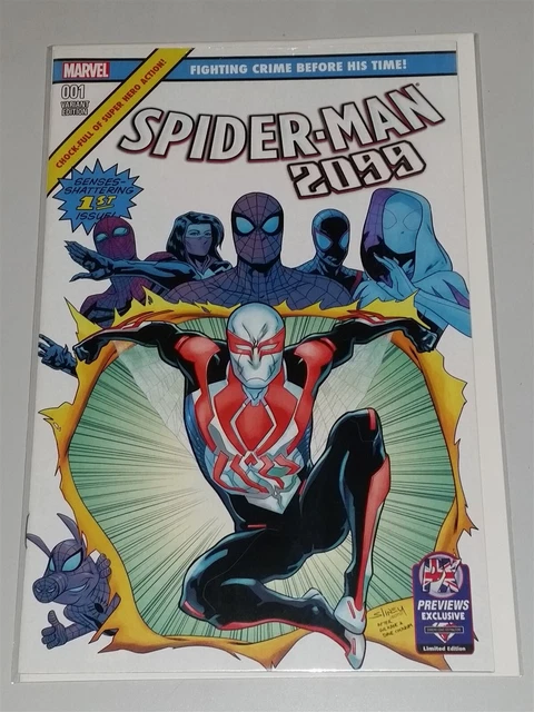 Spiderman 2099 #1 Px Previews Exclusive Variant Nm (9.4) December 2015 Marvel