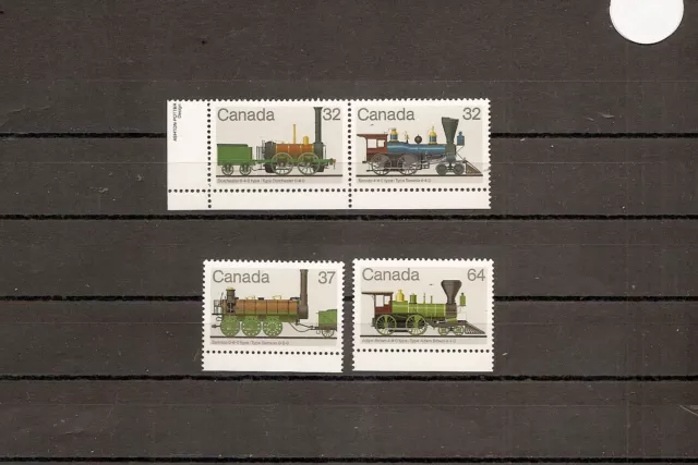 Canada 1983 SG1106-9 4v NHM Railway Locomotives-Robert Stephenson's Locomotive D