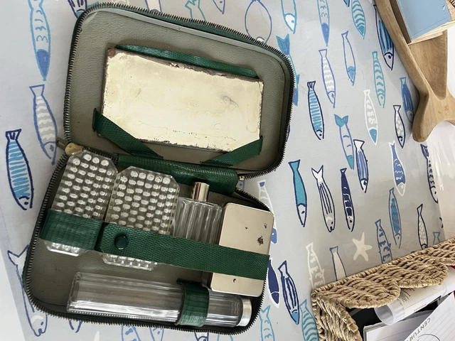 Coffret Trousse De Toilette Vintage - Années 1950/1960 - Occasion, Non Modifié