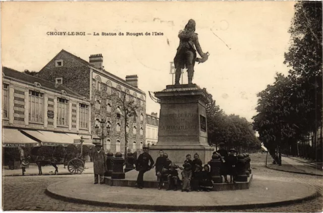 CPA AK Choisy le Roi La Statue de Rouget de Lisle FRANCE (1282539)