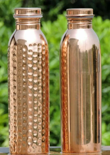 Designer Kupfer Wasserflasche Für Ayurveda Gesundheit Vorteile Spill Beweis Many