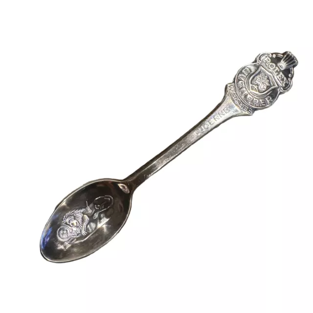 Vintage Rolex Bucherer Watch Lucerne Switzerland Souvenir Silverplated Spoon