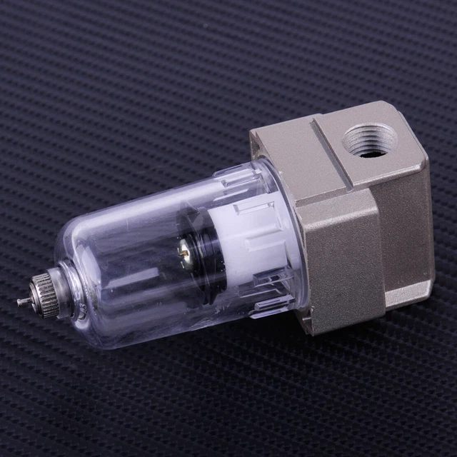 PC AF200002 1/4" 750L/Min Moisture Trap Air Filter Compressor Water Separator Nm