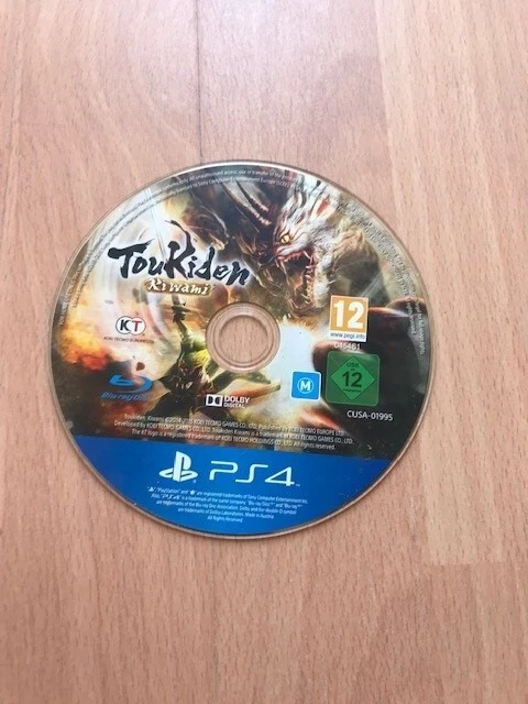 Toukiden Kiwami Game DISC ONLY PS4 Playstation 4 - Good Condition