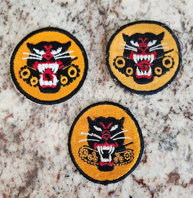 army patch,  WW2 TANK DESTROYER FORCE HQS, 3 VARIATIONS, INCLUDING 8 WHEEL