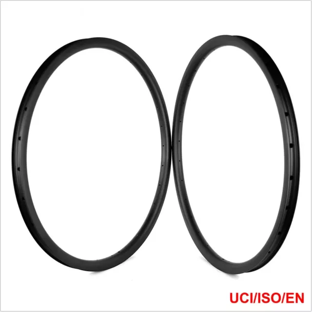1Pair 27.5 29er Mountain Bike Carbon Wheels mtb Bicycle Rims Disc Tubeless