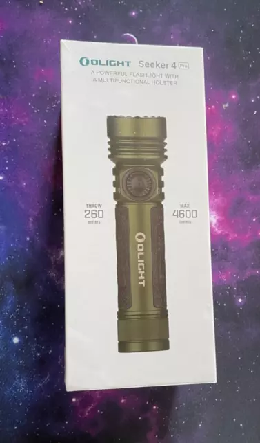 Olight Seeker 4 Pro OD Green LED Taschenlampe 4600 Lumen 260 Meter Kaltweiß