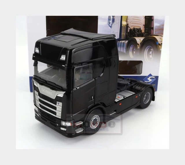 1:24 SOLIDO Scania S580 Highline Tractor Truck 2-Assi 2021 Black SL2400303
