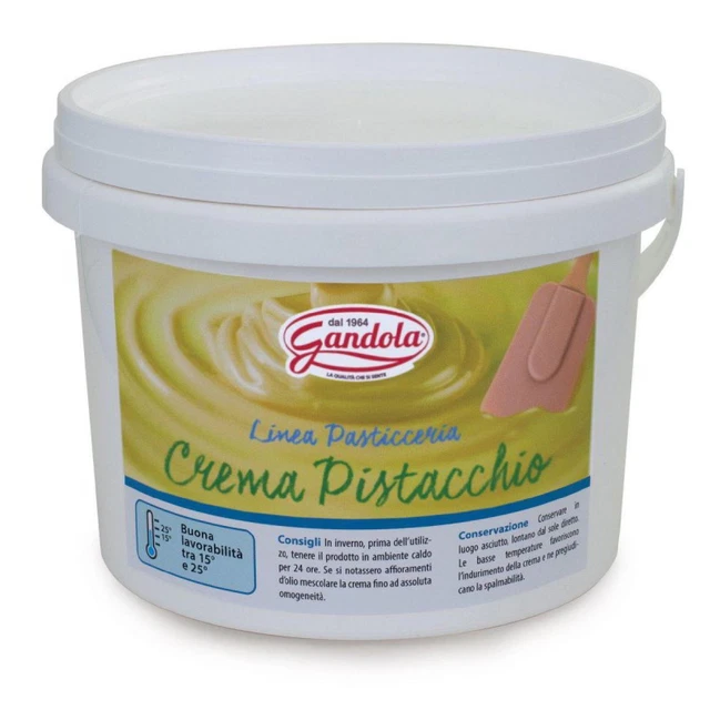 Crema Spalmabile Gandola Crema Pistacchio Secchiello da 3 Kg