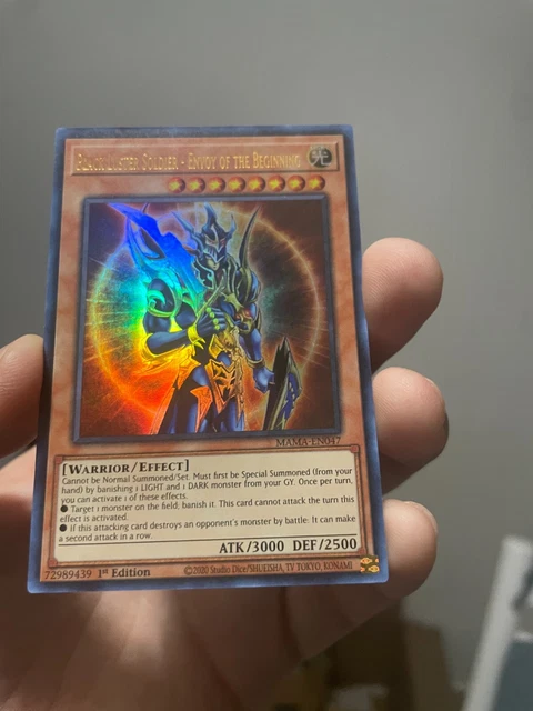 Yugioh Black Luster Soldier Envoy of the Beginning MAMA-EN047