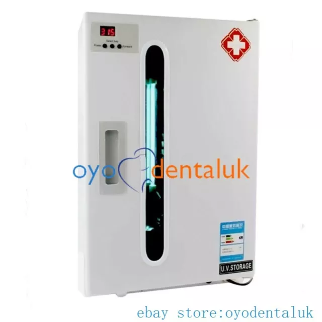 27L Digital Dental Medical UV Sterilizer Tool Steilization Cabinet with Timer