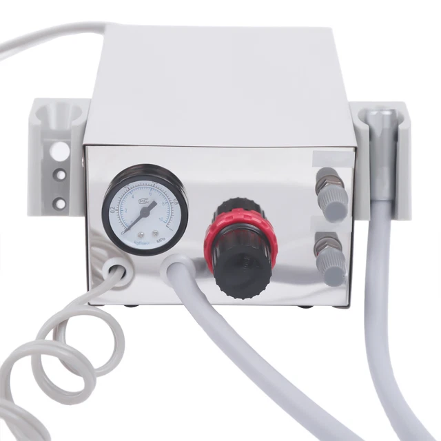 Portable Dental Turbine Unit Work for Air Compressor 4 Holes Three Way Syringe