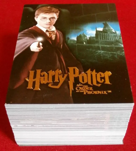 HARRY POTTER, ORDER OF THE PHOENIX - COMPLETE BASE SET 90 trading cards ARTBOX