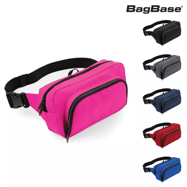 BagBase Organizador Paquete De Cintura BG53 - Accesorio Bolsa Ajustable Cinturón