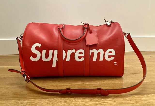 NEW!!!! Louis Vuitton x Supreme Keepall Bandouliere 45 Monogram