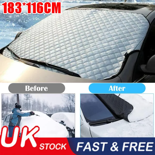 Windscreen Cover Magnetic Car Window Screen Frost Ice Large Snow Dust Protector