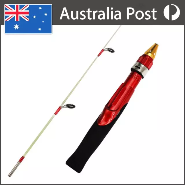 Portable Winter Fishing Rod Ice Fishing Rod Outdoor Non-Slip Handle Foldable