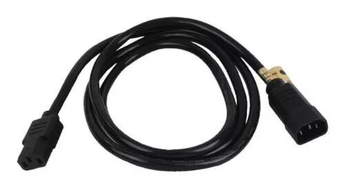 Power Cord, IEC 60320 C14/C13, 1.8M, Alimentation Secteur Câble, Qty.1 P005-006