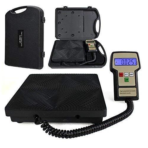 Digital Electronic Refrigerant Charging Recovery Scale Meters 220 lbs for HVA...